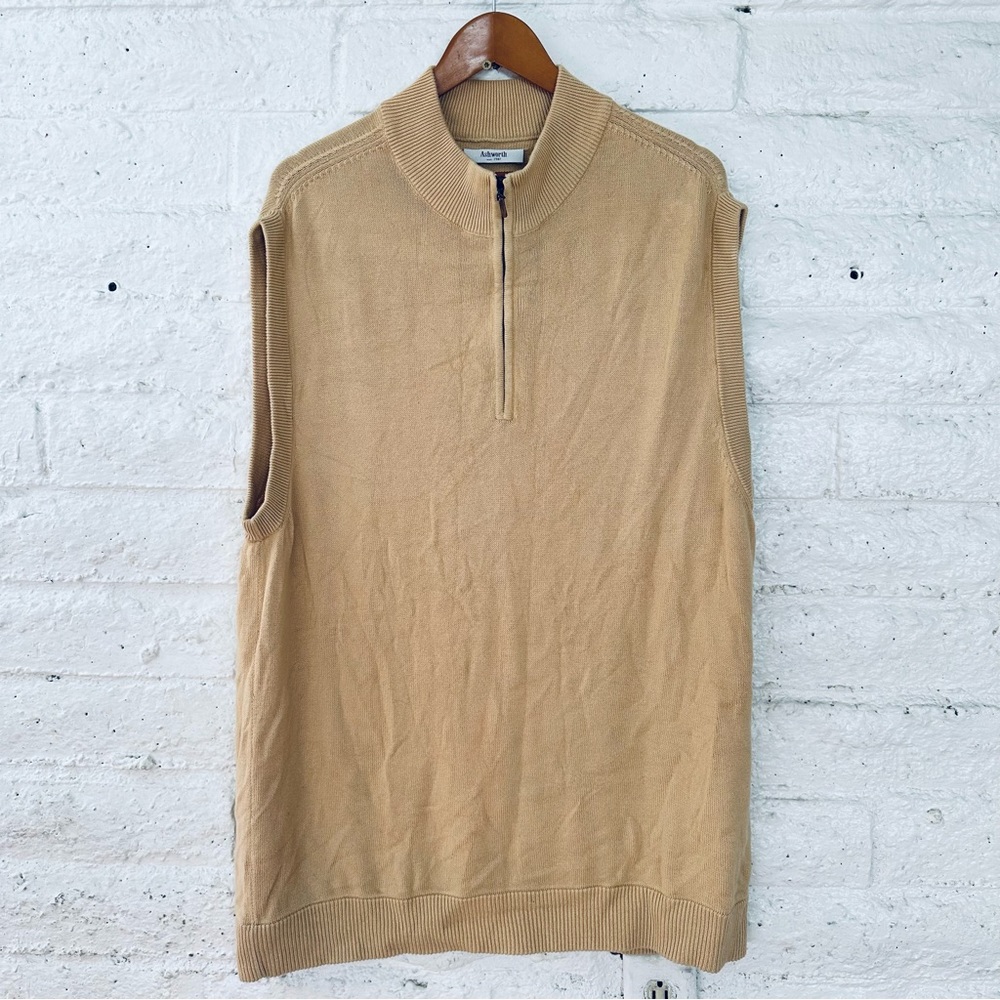 ashworth vest men’s XXL cotton classic excellent condition